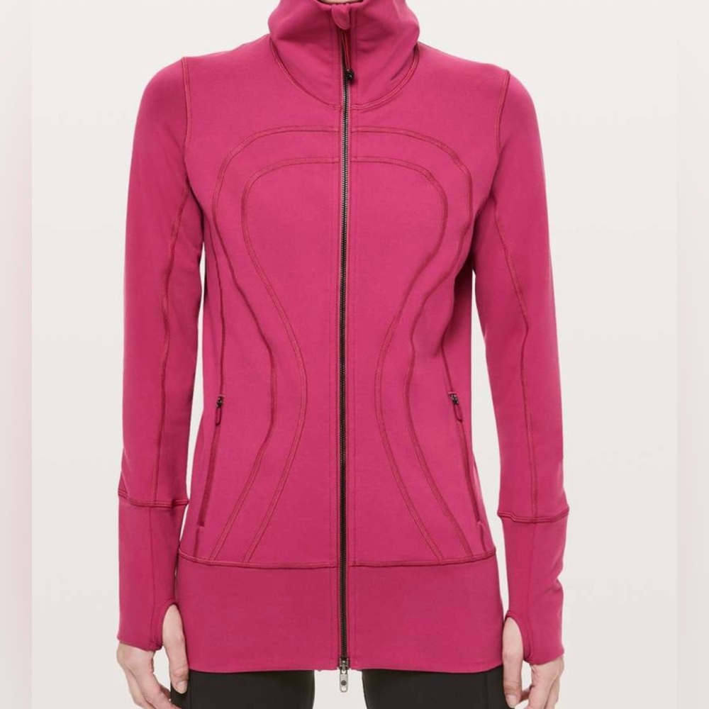 lululemon athletica In Stride Jacket Violet Red -Size 4